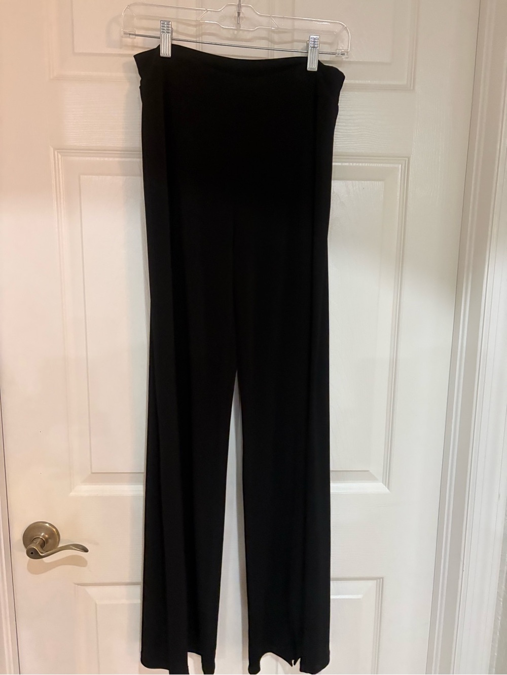 Clara Sun Woo Black Kick Front Flare Pant— Medium